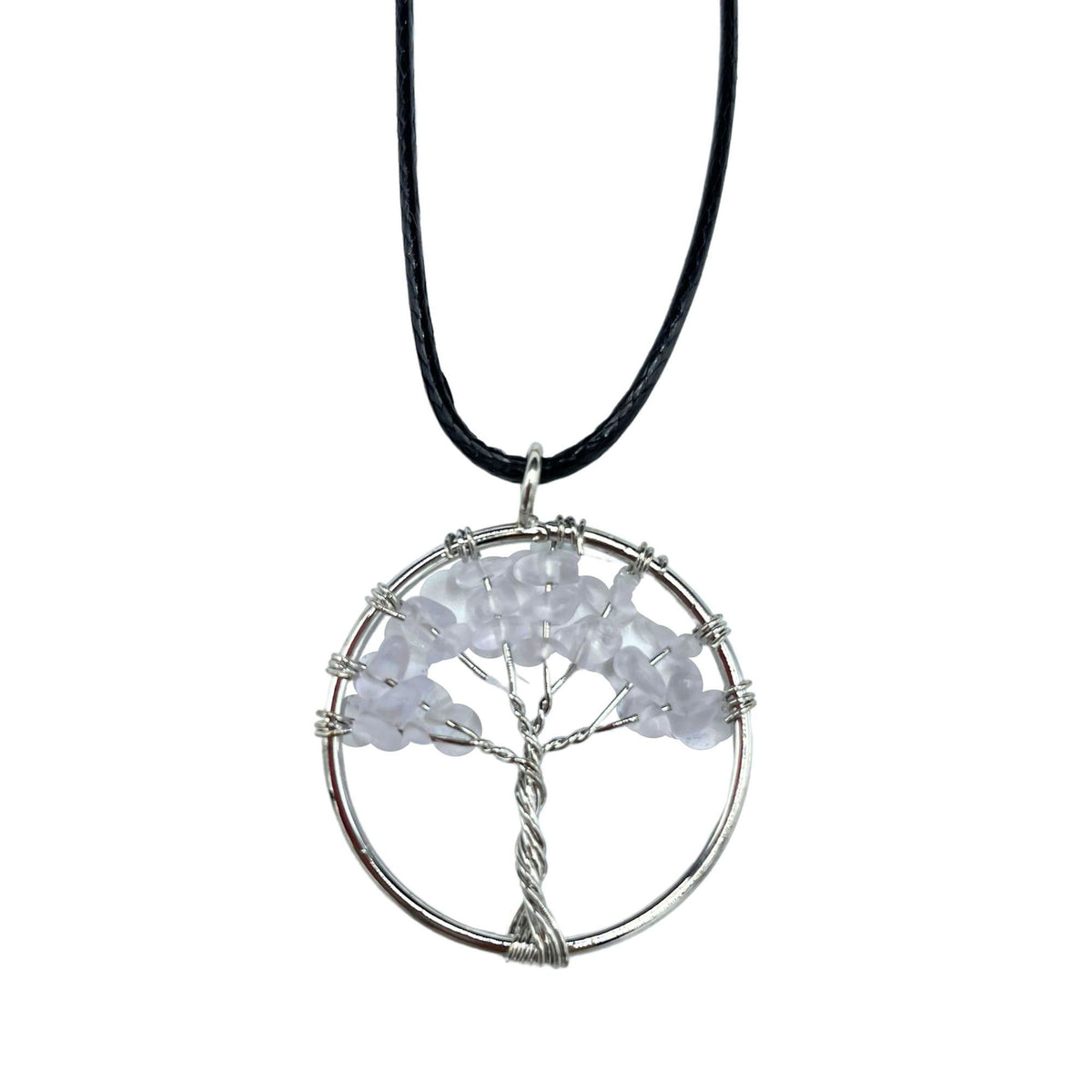 Tree of Life Pendant – Rock Crystal, NooEdge UK