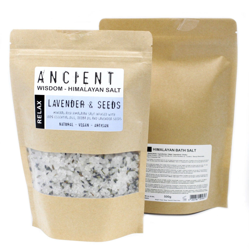 Himalayan Bath Salt Blend 500g – front view, NooEdge UK