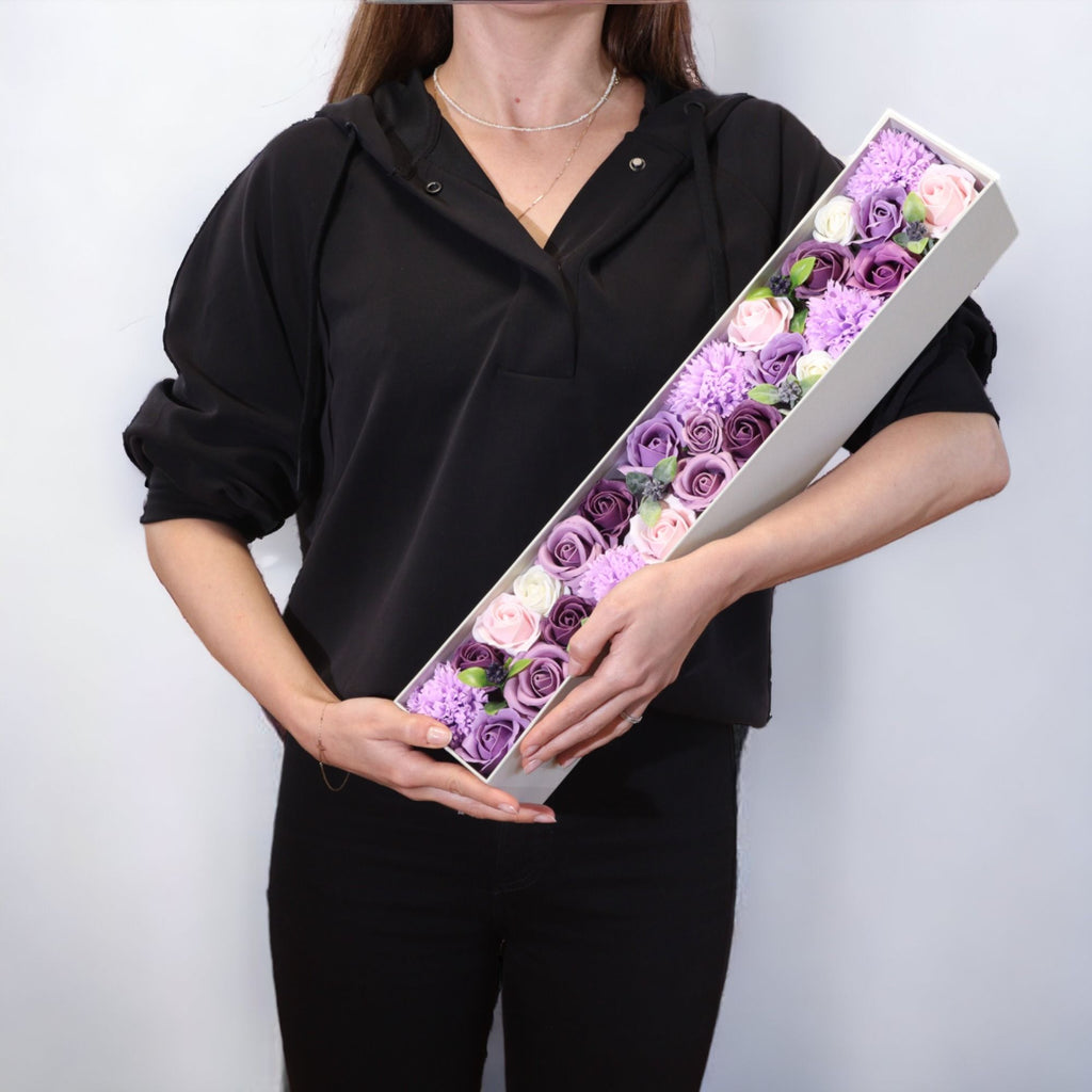 Extra Long – Lavender Rose & Carnation close-up, NooEdge UK