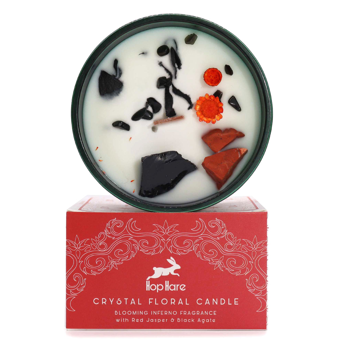 Hop Hare Crystal Magic Flower Candle – The Devil, NooEdge UK
