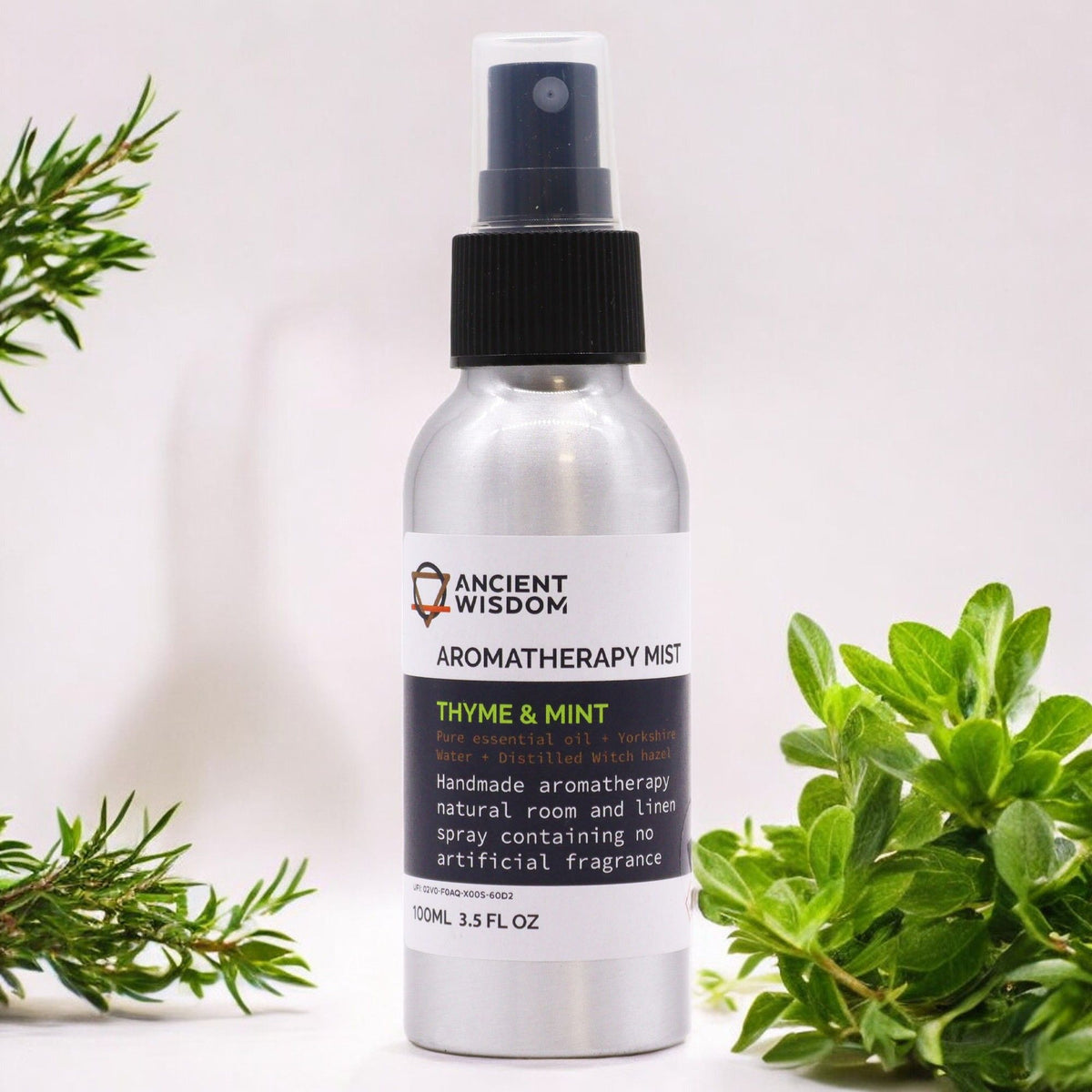 100ml Essential Oil Mist – Thyme & Mint, NooEdge UK