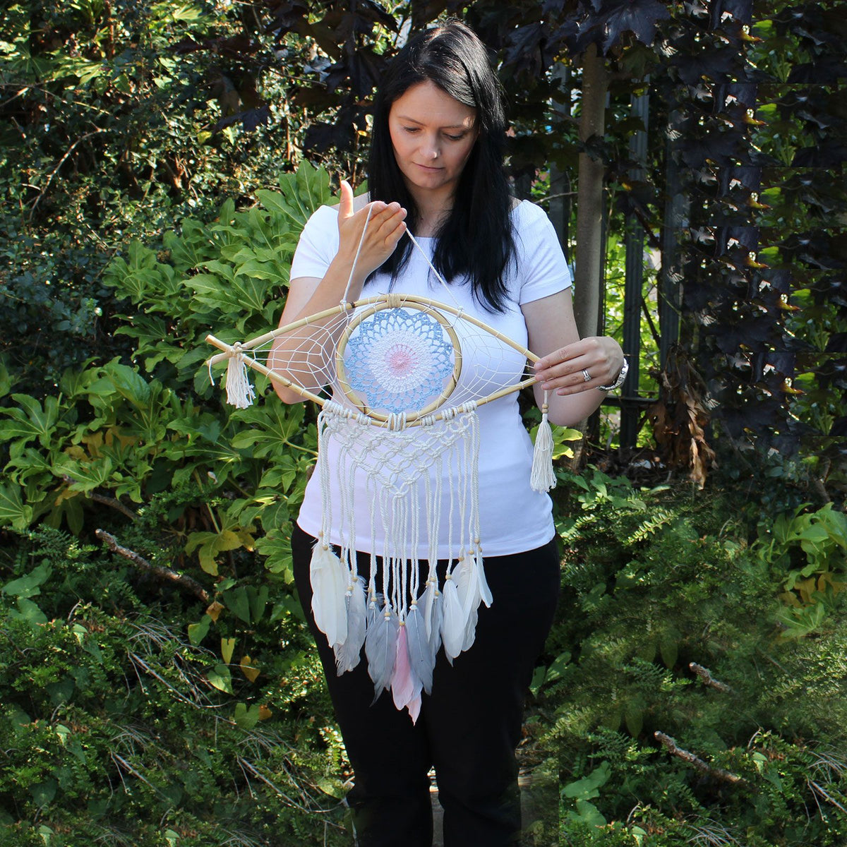 Protection Dream Catcher – front view, NooEdge UK