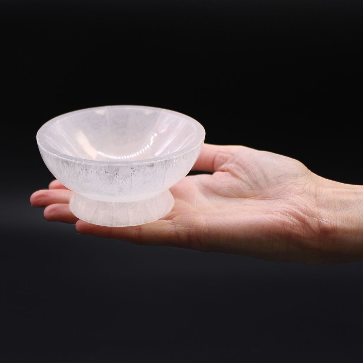 Selenite Ritual Bowl – 10cm, NooEdge UK