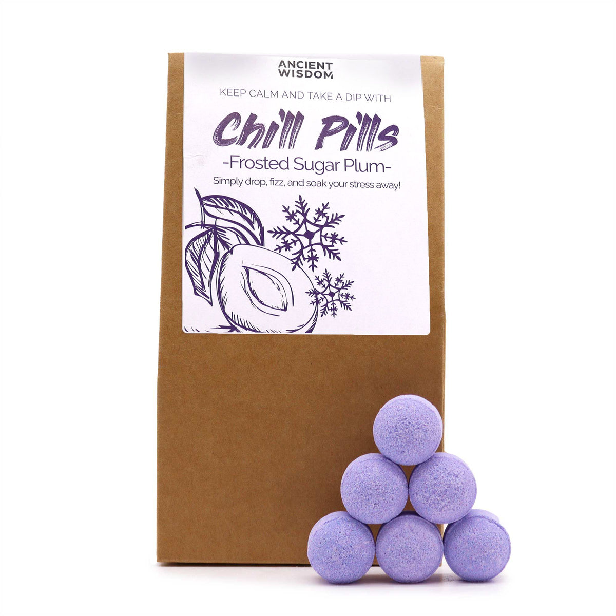 Chill Pills Gift Pack 350g – Frosted Sugar Plum, NooEdge UK