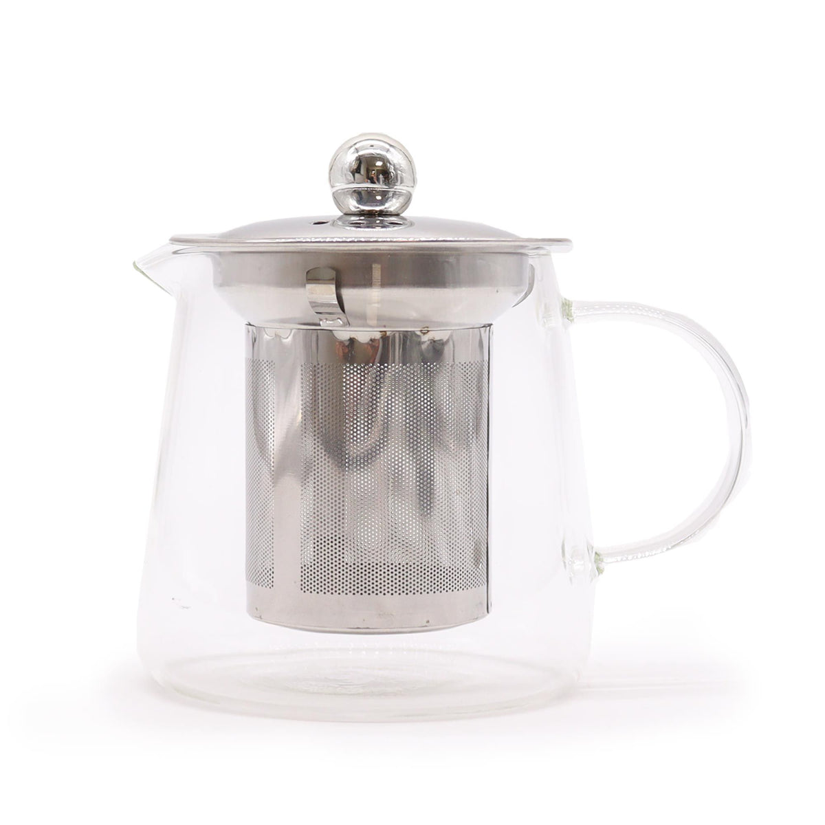 Glass Infuser Teapot – Flask Shape 350ml, NooEdge UK