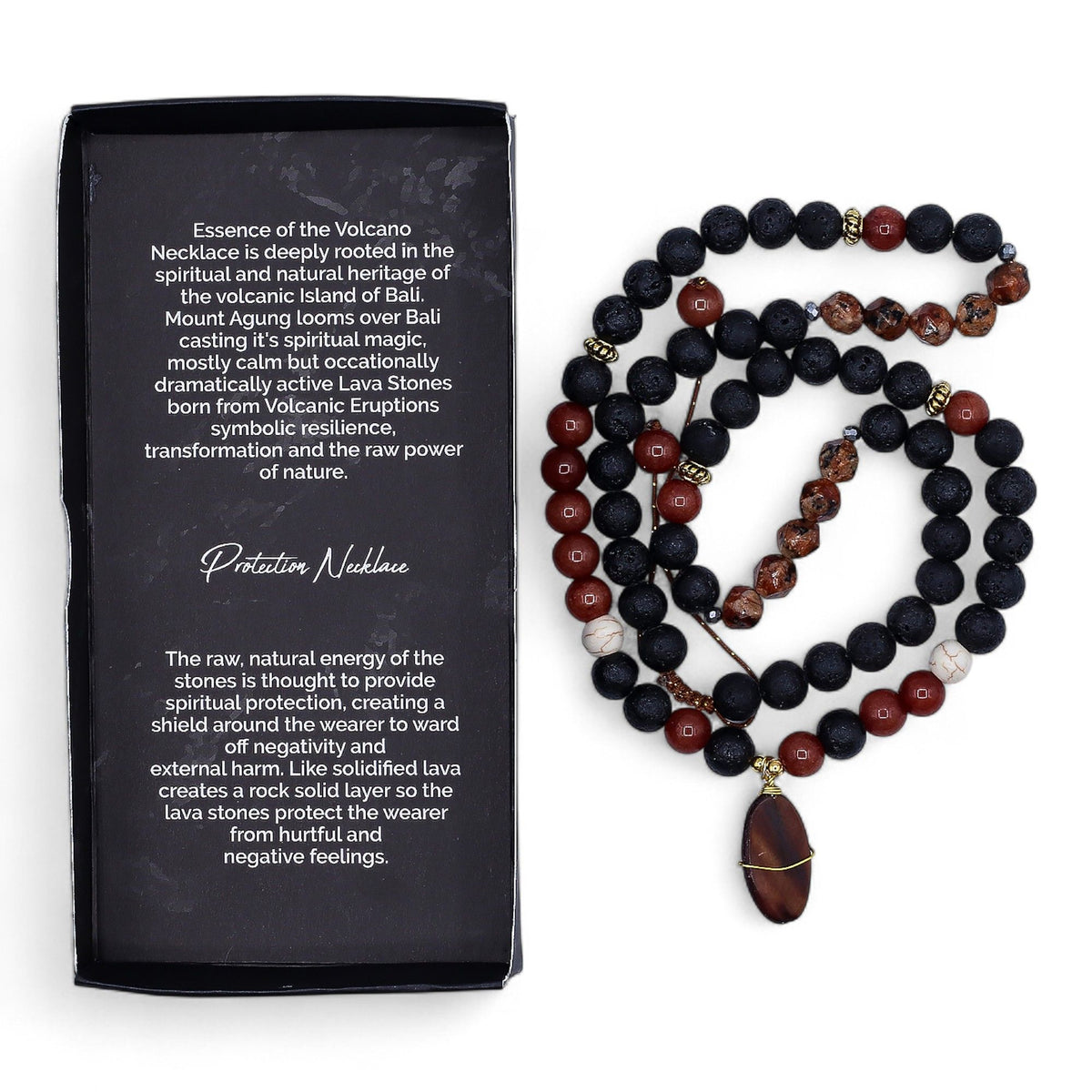 Essence of the Volcano Necklace – Protection, NooEdge UK