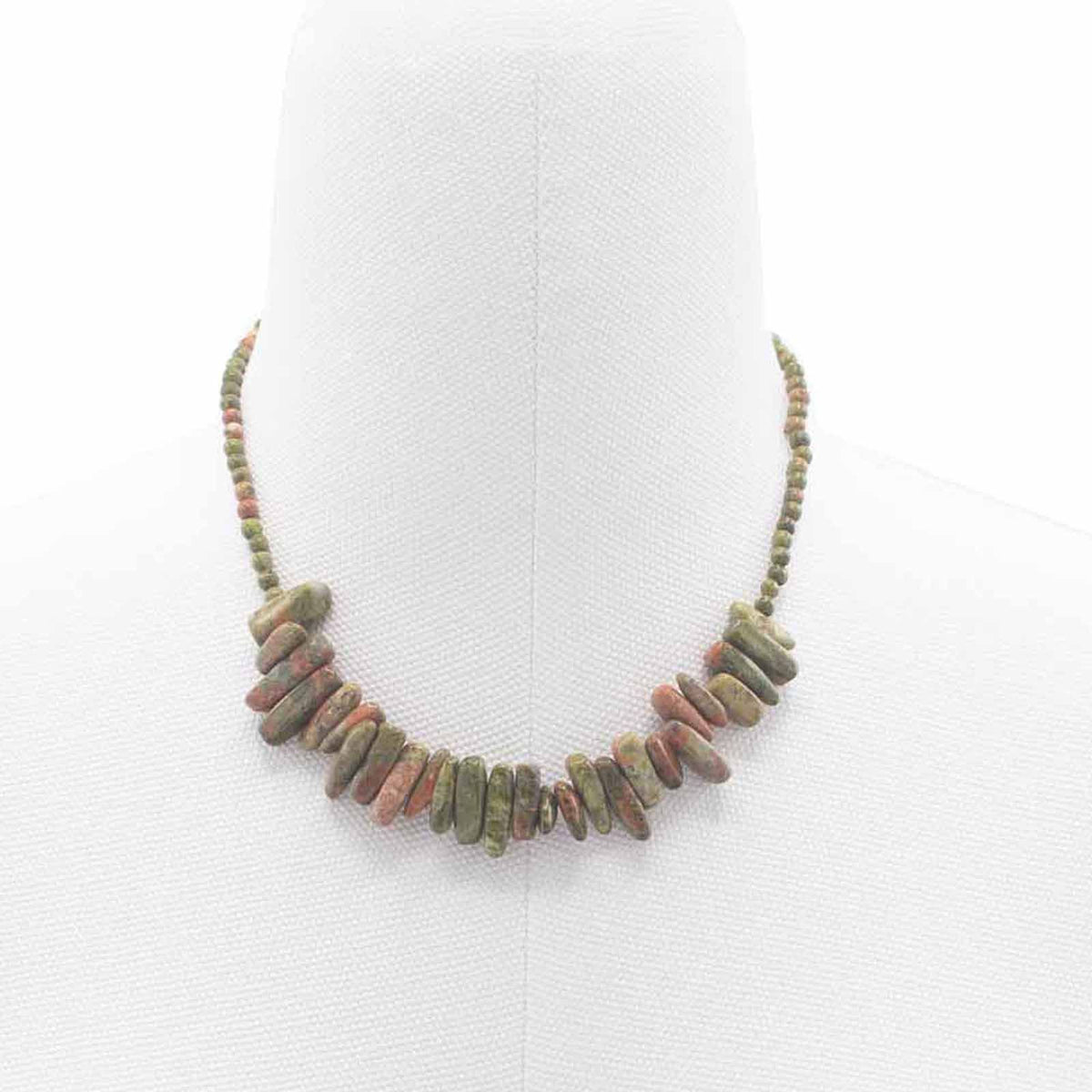 Longstone Gem Necklace – Unakite, NooEdge UK