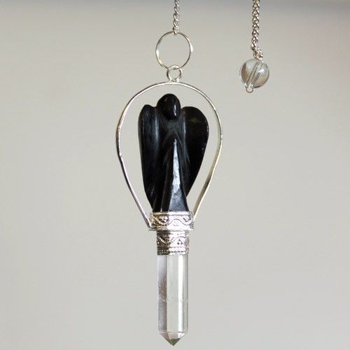 Angel Pendulum with Ring – front view, NooEdge UK