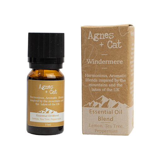 Agnes + Cat Essential Oil Blend – Windermere Lemon, Tea Tree & Pepperm – NooEdge UK