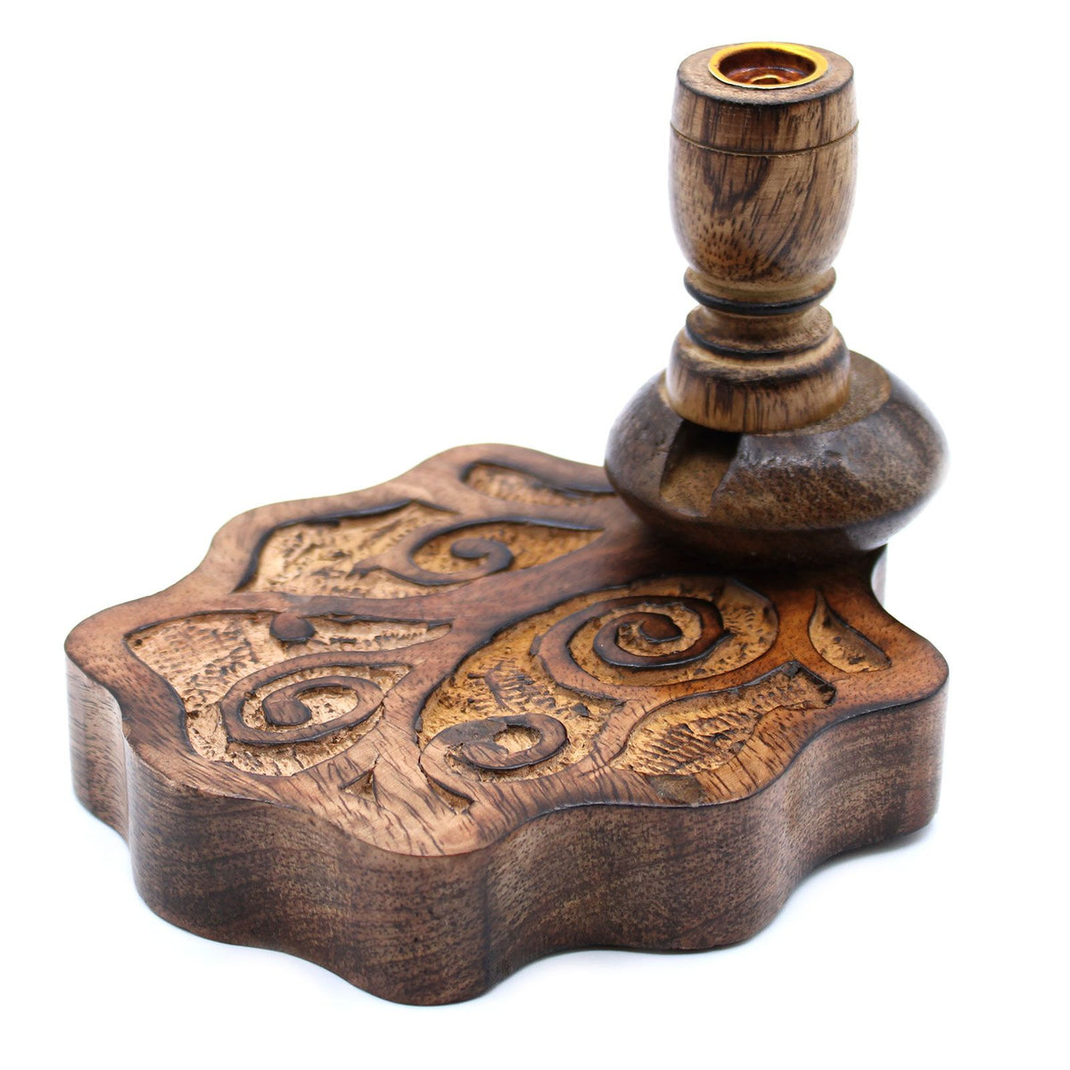 Small Mango Wood Backflow Burner – Tree of Life, NooEdge UK